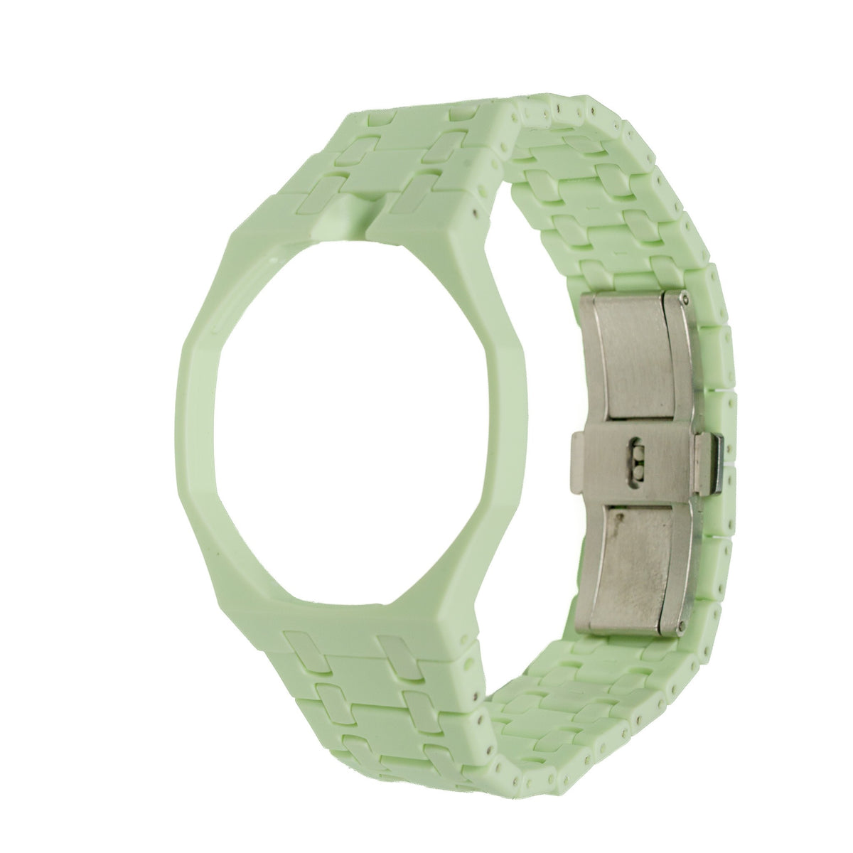 Mint Ceramic Watch Strap Band with Ceramic Case Mod Kit For Swatch X AP Royal Pop