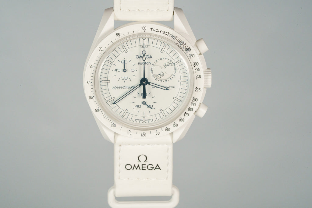 Swatch x Omega Bioceramic Moonswatch Mission To Moonphase Snoopy