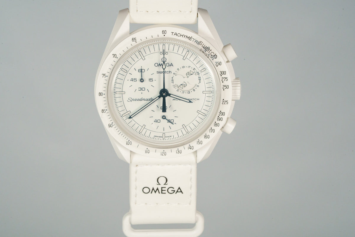 Swatch x Omega Bioceramic Moonswatch Mission To Moonphase Snoopy
