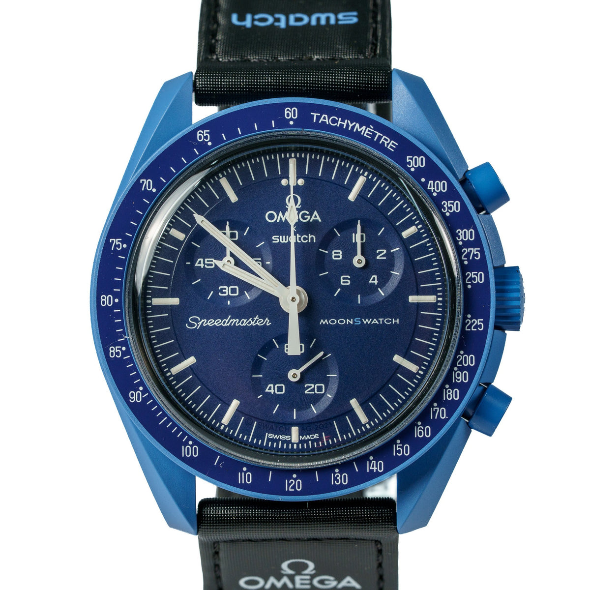 Swatch x Omega Bioceramic Moonswatch Mission to Neptune