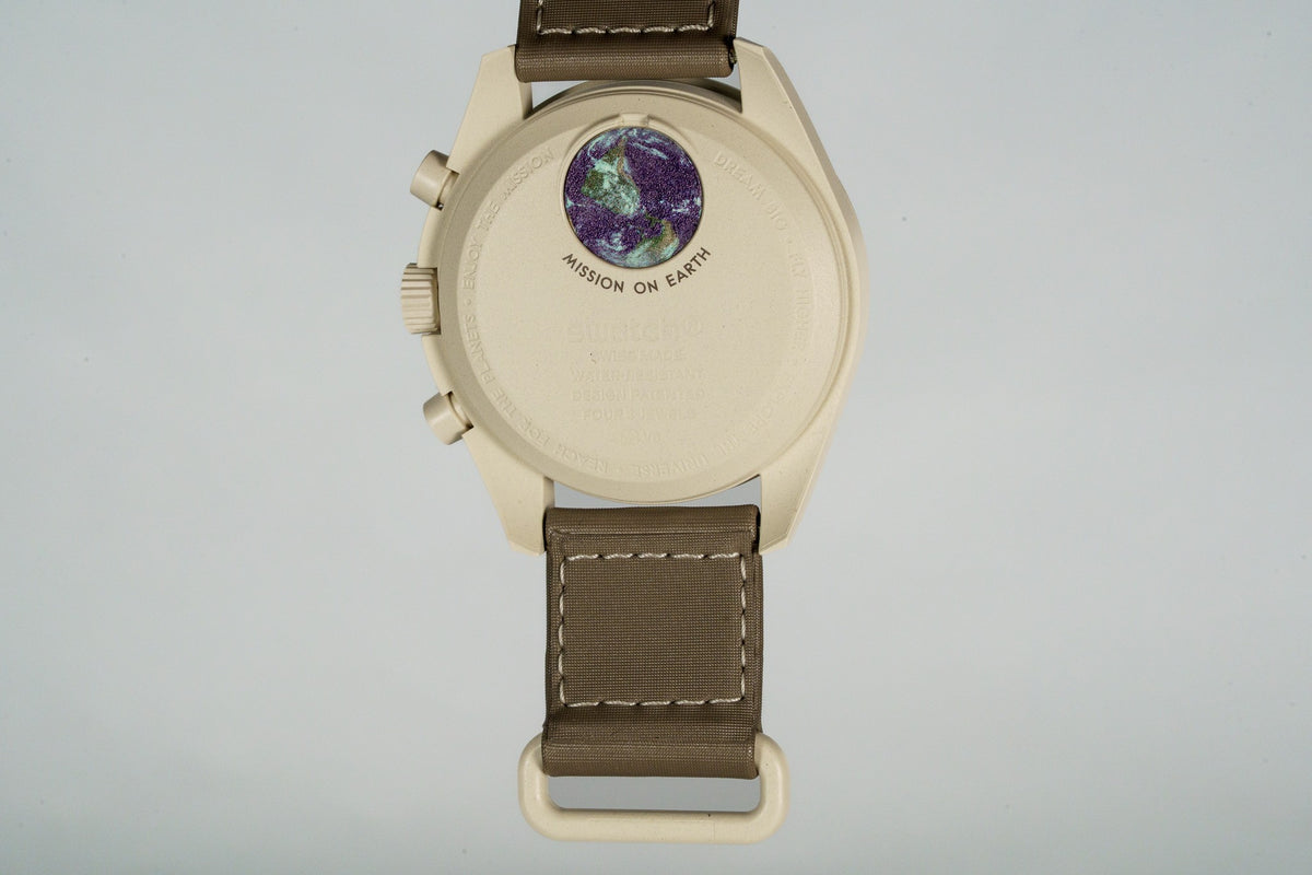 Swatch x Omega Bioceramic Moonswatch Mission On Earth Desert