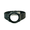Black Ceramic Watch Strap Band with Ceramic Case Mod Kit For Swatch X AP Royal Pop