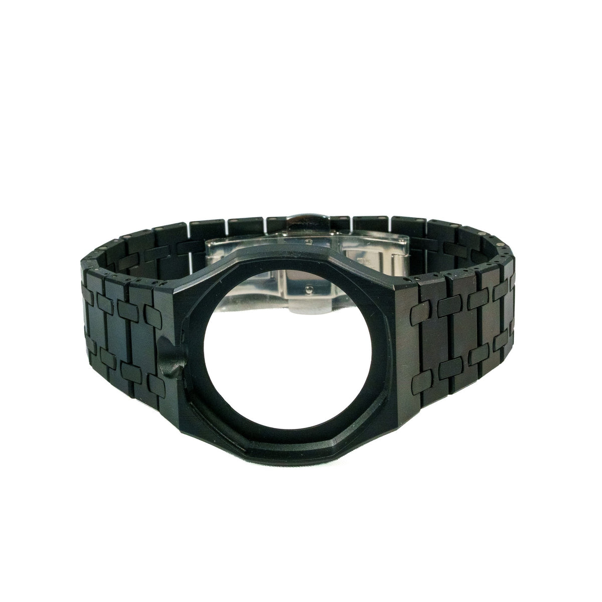 Black Ceramic Watch Strap Band with Ceramic Case Mod Kit For Swatch X AP Royal Pop