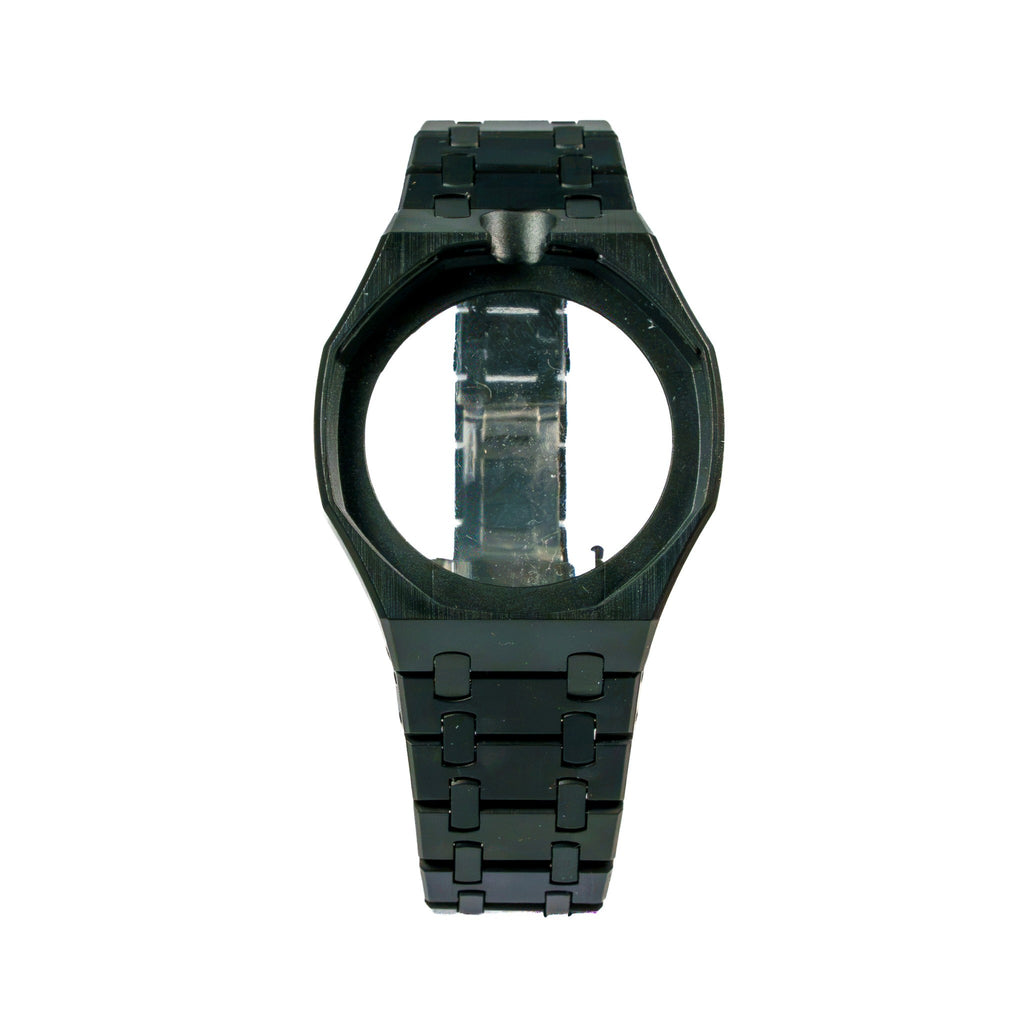 Black Ceramic Watch Strap Band with Ceramic Case Mod Kit For Swatch X AP Royal Pop