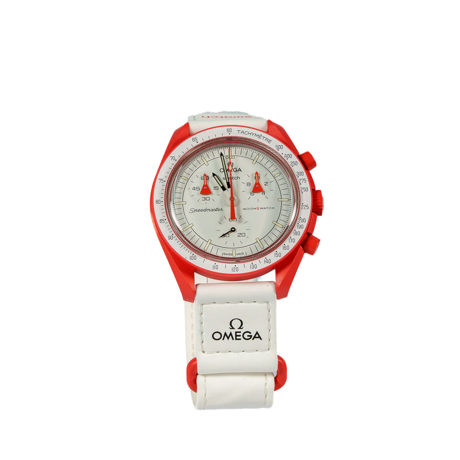 Swatch x Omega Bioceramic Moonswatch Mission to Mars