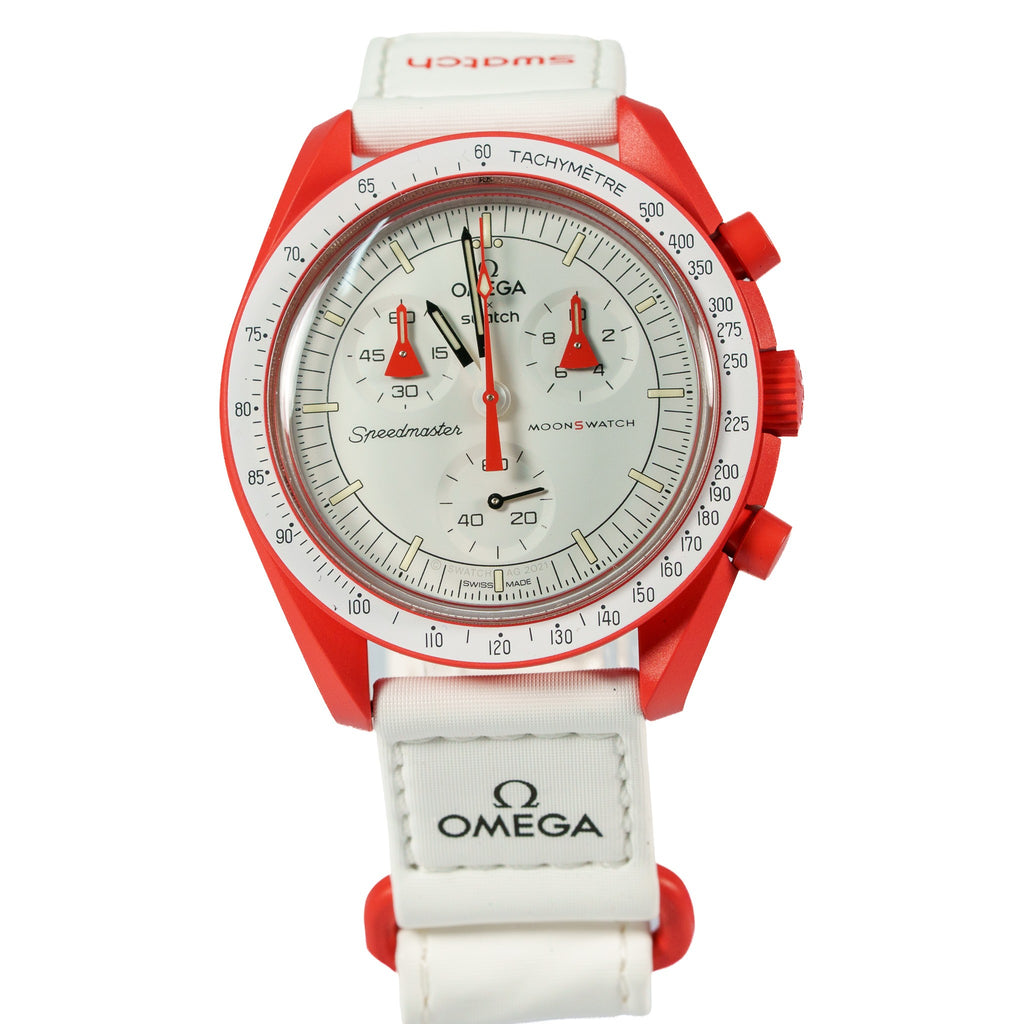 Swatch x Omega Bioceramic Moonswatch Mission to Mars