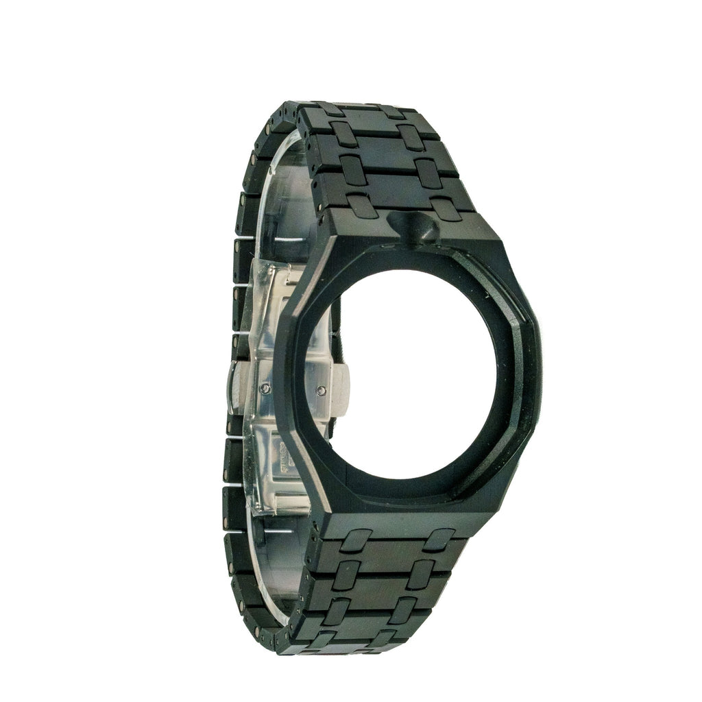 Black Ceramic Watch Strap Band with Ceramic Case Mod Kit For Swatch X AP Royal Pop