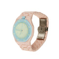 Blush Ceramic Watch Strap Band with Ceramic Case Mod Kit For Swatch X AP Royal Pop