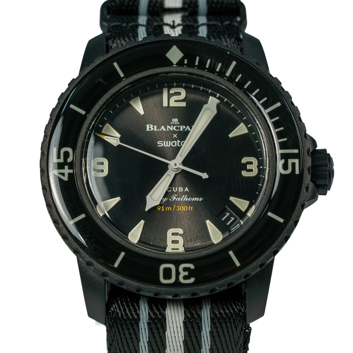 Blancpain x Swatch Scuba Fifty Fathoms Ocean of Storms
