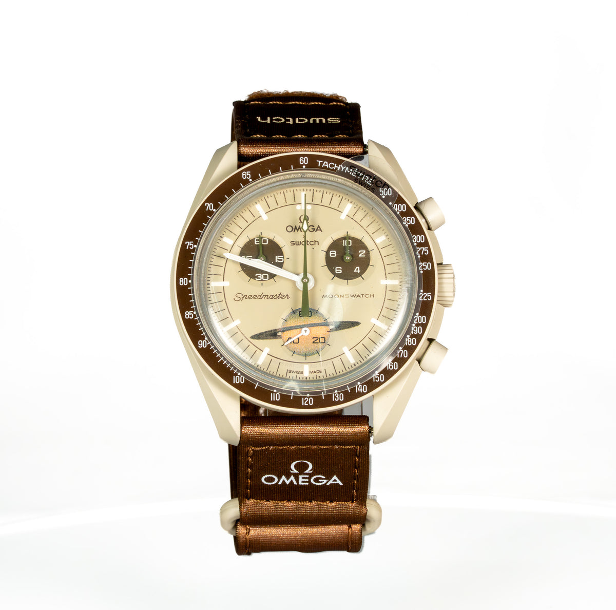 Swatch x Omega Bioceramic Moonswatch Mission to Saturn — photo 3