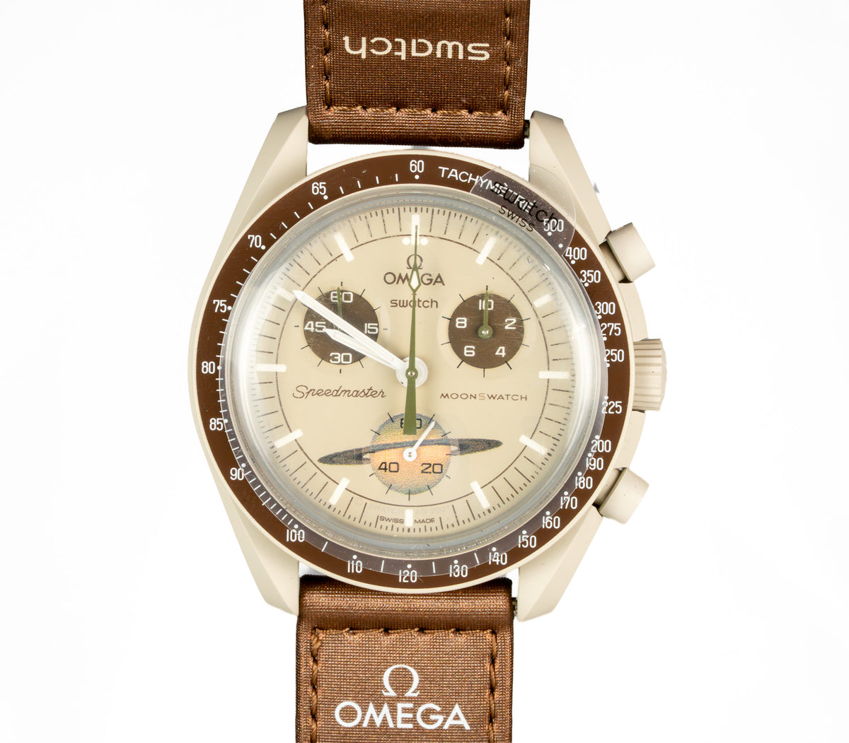 Swatch x Omega Bioceramic Moonswatch Mission to Saturn — photo 6