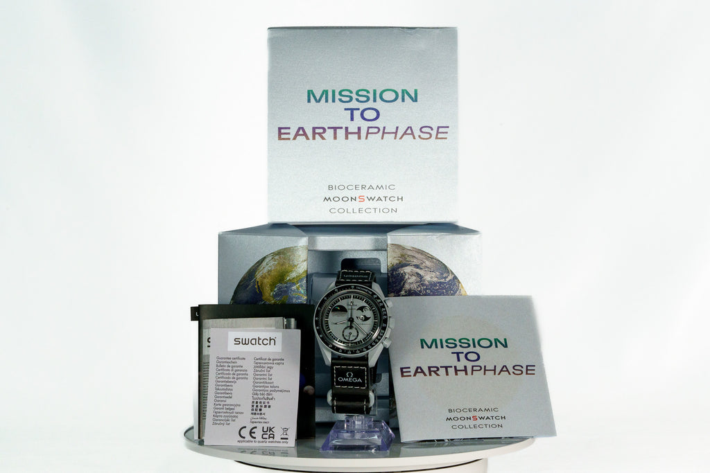 Swatch x Omega Bioceramic Mission To Earthphase — photo 3