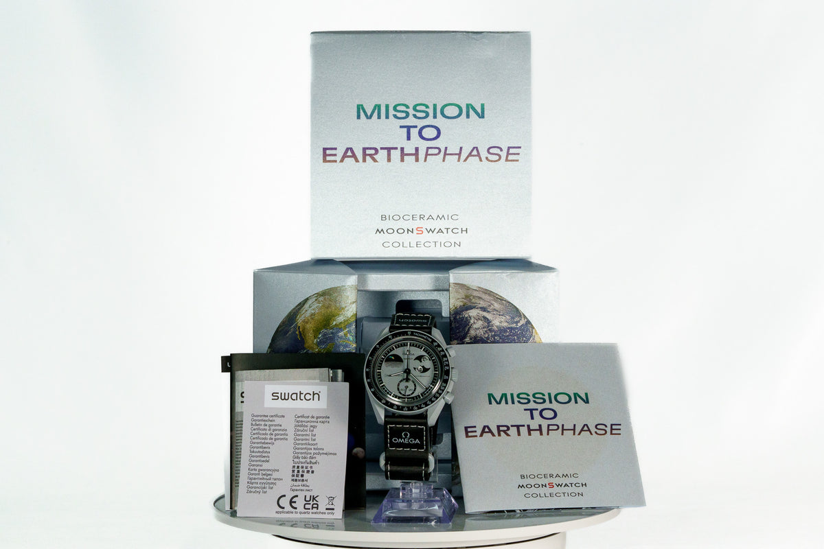 Swatch x Omega Bioceramic Mission To Earthphase — photo 3