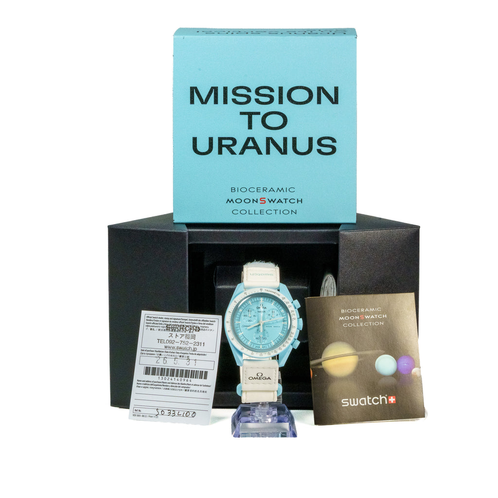 Swatch x Omega Bioceramic Moonswatch Mission To Uranus — photo 6