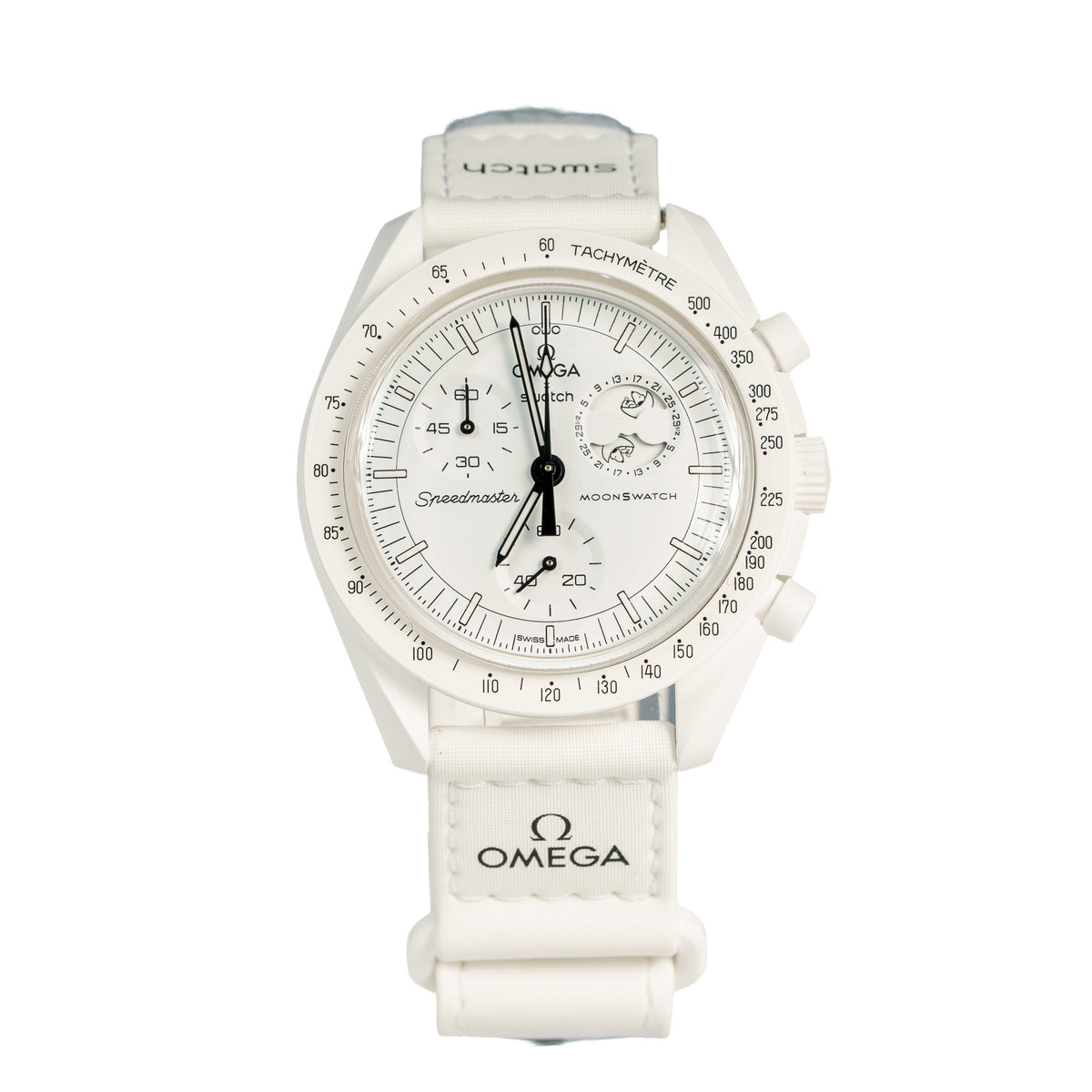 Swatch x Omega Bioceramic Moonswatch Mission To Moonphase Snoopy — photo 1