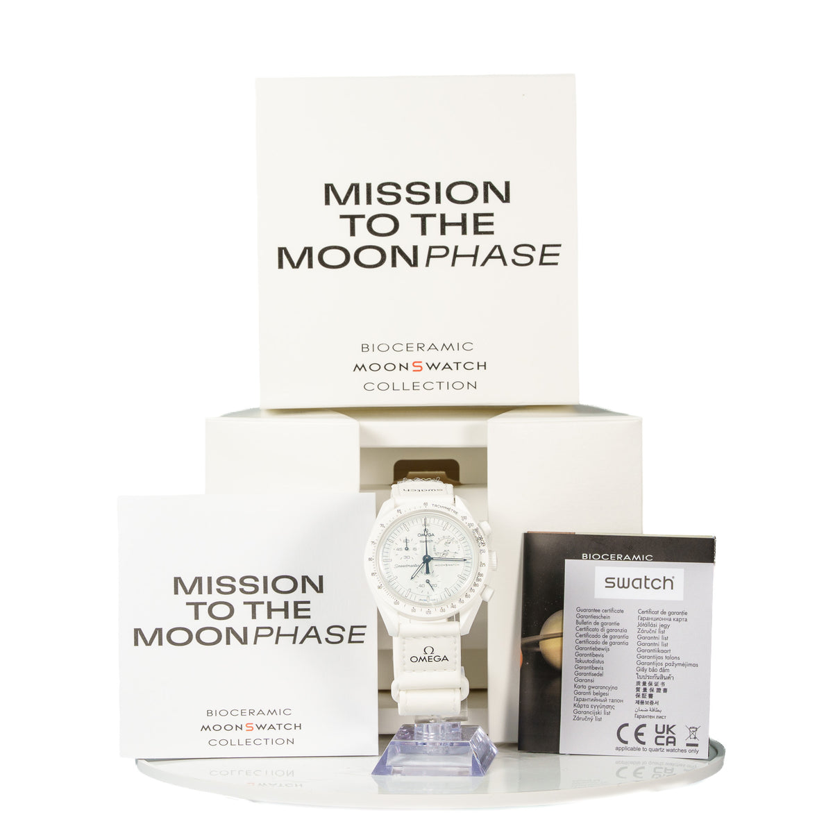 Swatch x Omega Bioceramic Moonswatch Mission To Moonphase Snoopy — photo 2