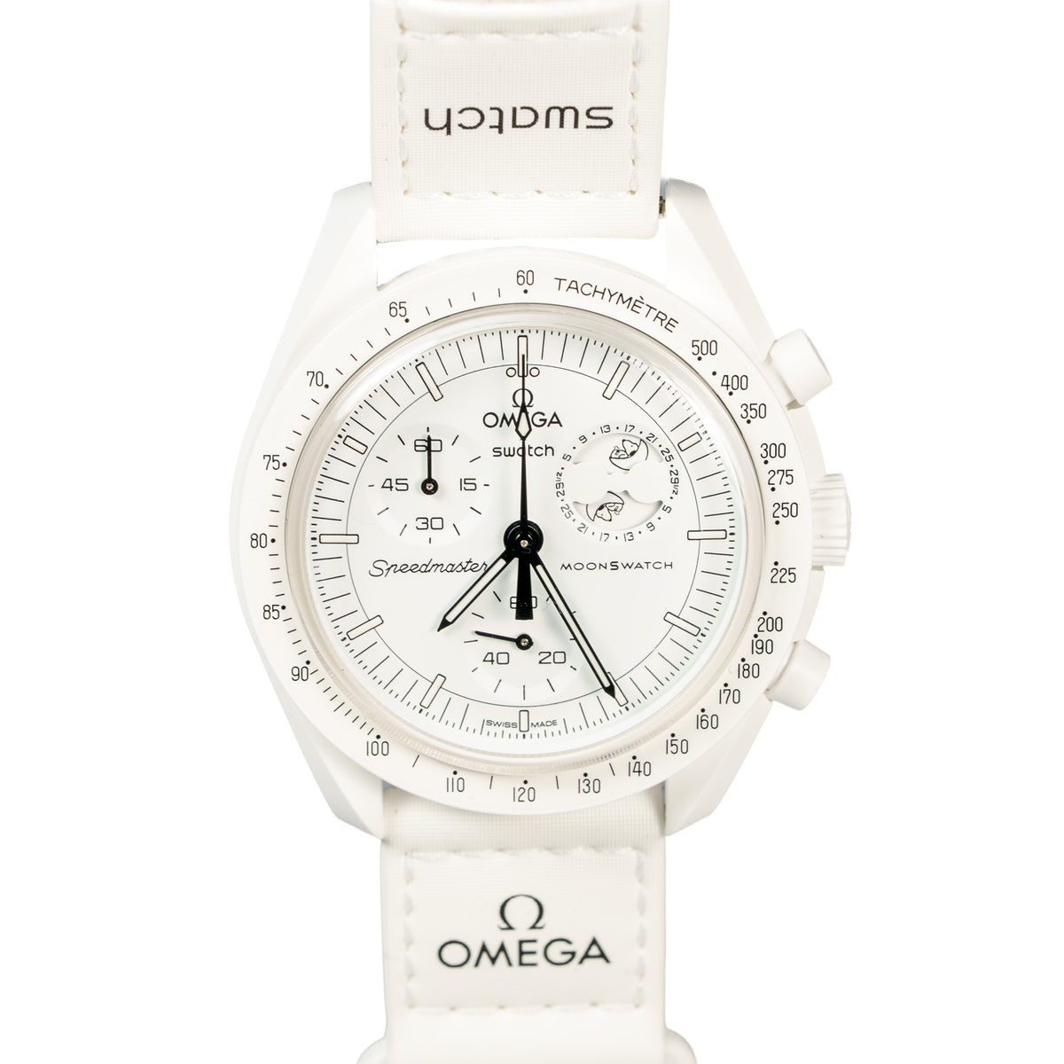 Swatch x Omega Bioceramic Moonswatch Mission To Moonphase Snoopy — photo 5