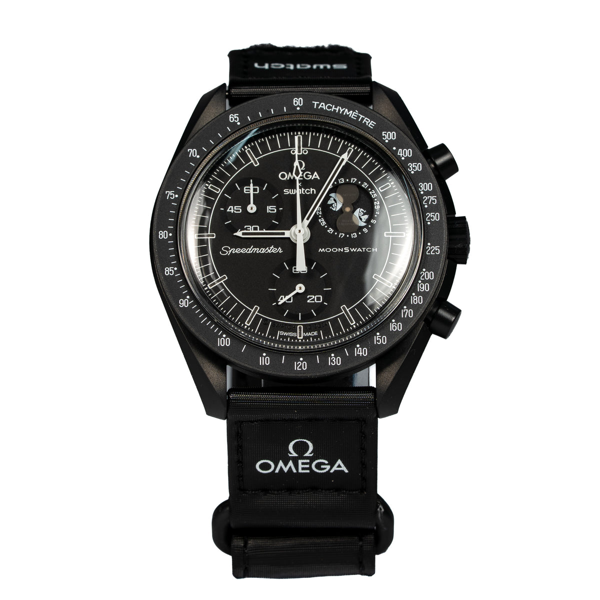 Swatch X Omega Bioceramic Moonswatch Mission to Moonphase Snoopy — photo 2