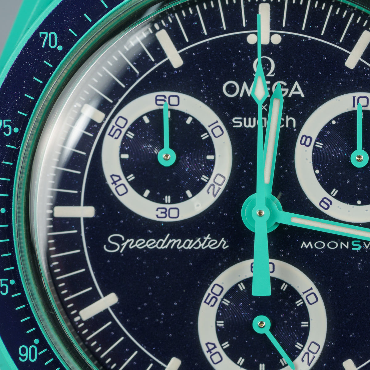 Swatch x Omega Bioceramic Moonswatch Mission On Earth Polar Lights — photo 3
