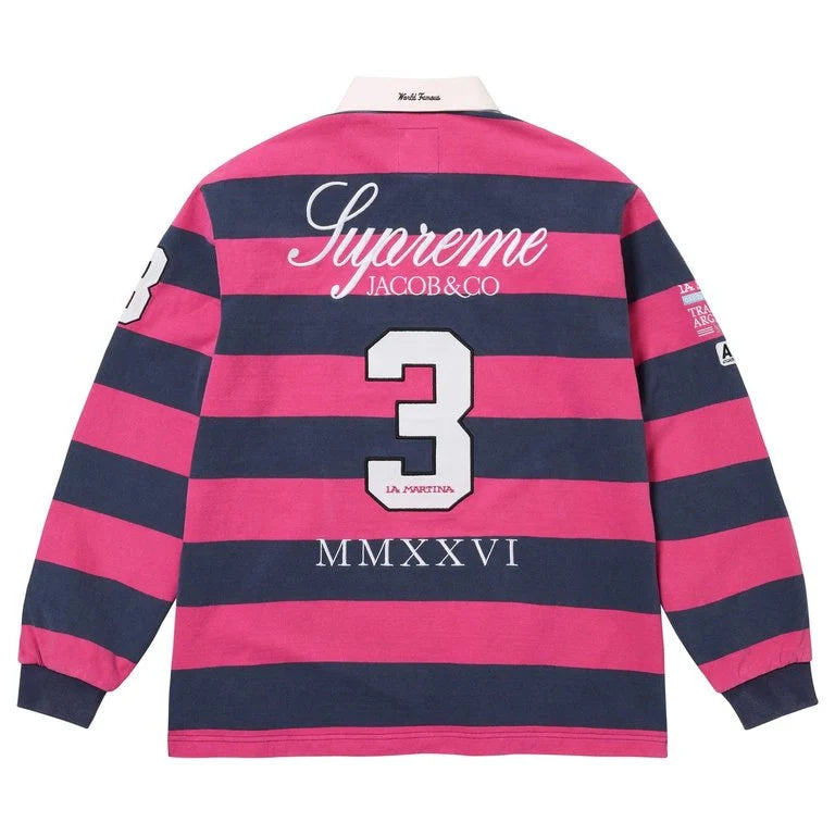 Supreme La Martina Jacob & Co Rugby Polo Stripe — photo 2