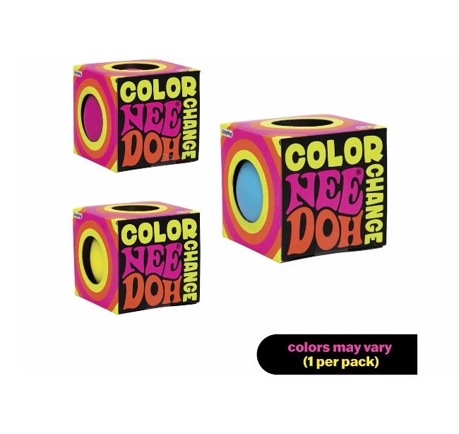 Needoh Color Change Squishy Fidget 3 Pack