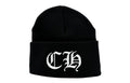 Embroidered CH Logo Beanie “Black”