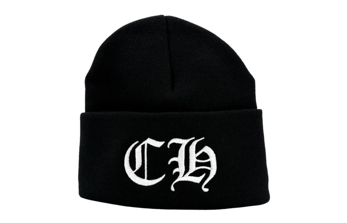 Embroidered CH Logo Beanie “Black”