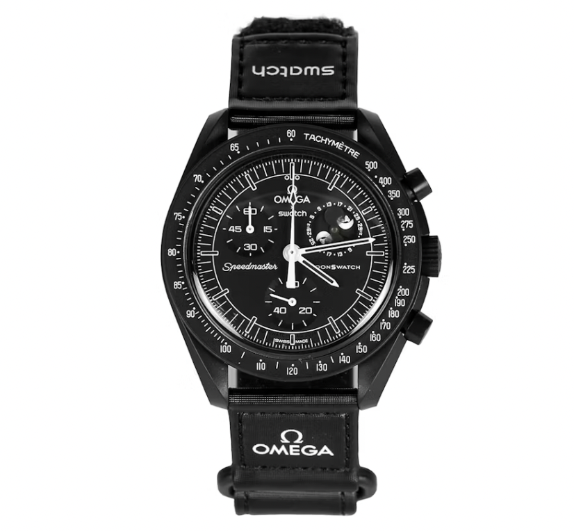 Swatch X Omega Bioceramic Moonswatch Mission to Moonphase Snoopy — photo 1