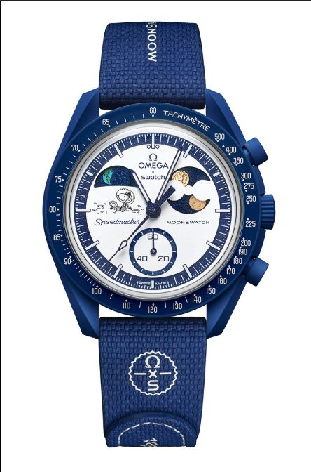 Swatch x Omega Bioceramic Moonswatch Mission To Earthphase Moonshine Snoopy Gold (Hunters Moon) — photo 1