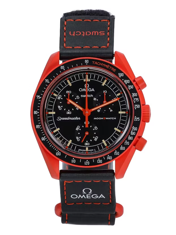 Swatch x Omega Bioceramic Moonswatch Mission On Earth Lava