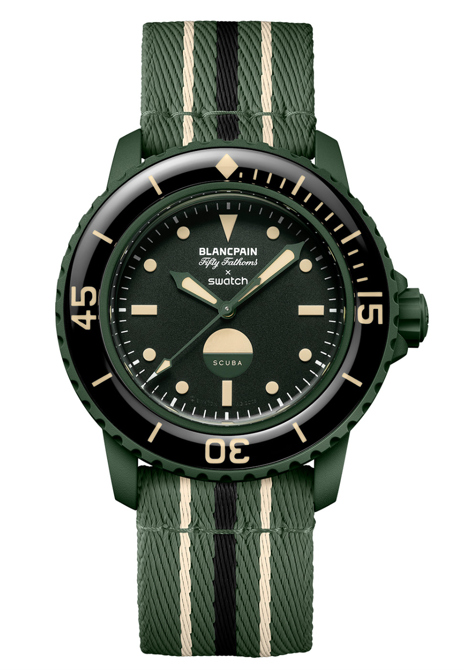 Blancpain x Swatch Scuba Fifty Fathoms Green Abyss