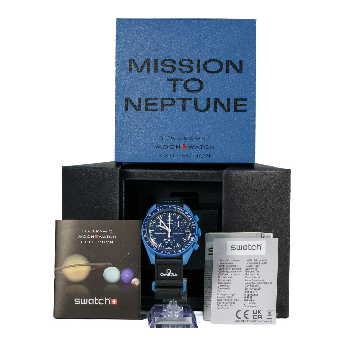 Swatch x Omega Bioceramic Moonswatch Mission to Neptune