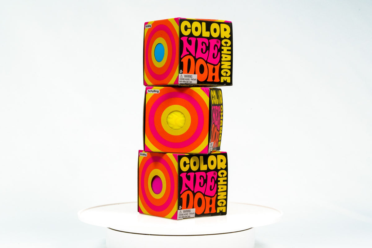 Needoh Color Change Squishy Fidget 3 Pack