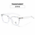 Anti-Blue-Light Square Glasses — transparent