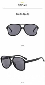 Aviator Sunglasses — black