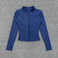 Cropped Training Jacket — blue