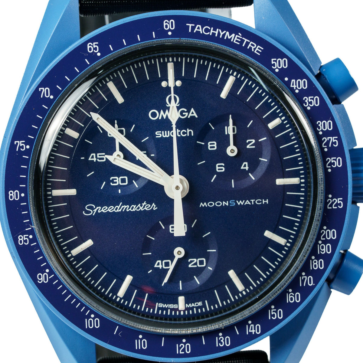 Swatch x Omega Bioceramic Moonswatch Mission to Neptune