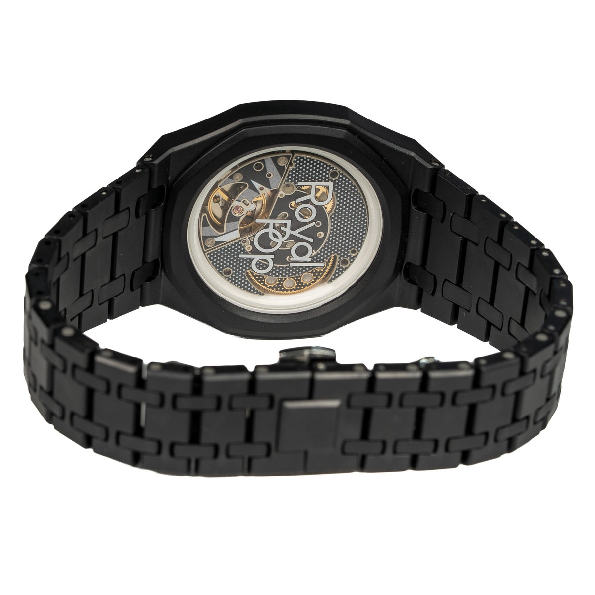 Black Ceramic Watch Strap Band with Ceramic Case Mod Kit For Swatch X AP Royal Pop