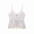 Lace Trim Cami Top